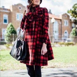 Plaid jacket/dress